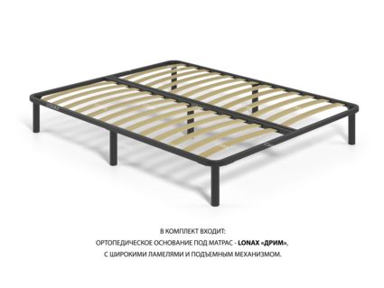 Кровать Lonax Элоиза велюр Dolly-3 (с подъемным механизмом)