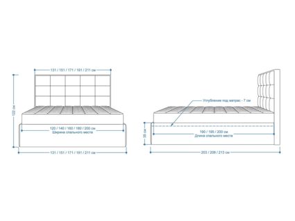 Кровать Lonax Адель велюр Dolly-2 120х190