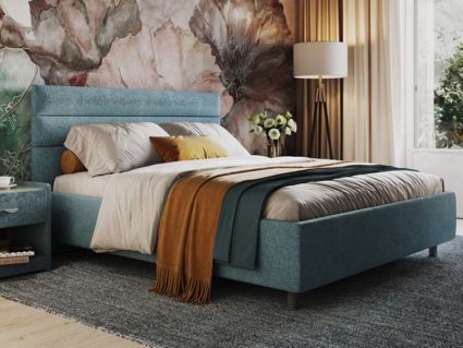 Кровать Сонум Linda Экокожа Белая 160х200