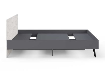 Кровать Сонум Ines Ясмунд + серый 200х200