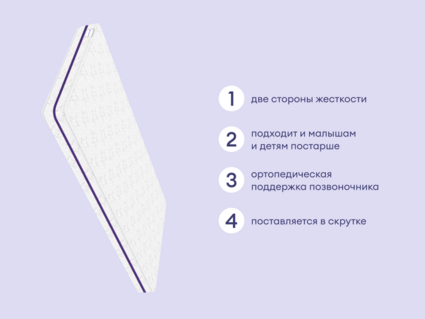 Матрас Базилик Бэби Сити 60х200