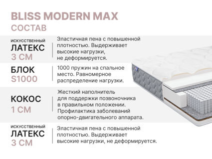 Матрас Димакс Bliss Modern max 160х190