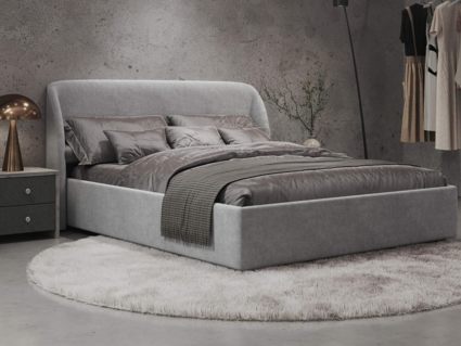 Кровать Сонум Nicole Микровелюр Оливковый 90х190