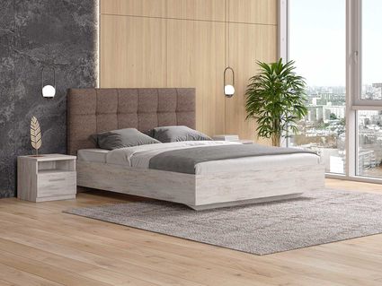 Кровать Сонум Vena Ясмунд + Кашемир Бежевый 80х190