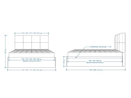 Кровать Lonax Алегра велюр Dolly-1 (с подъемным механизмом) 160х200