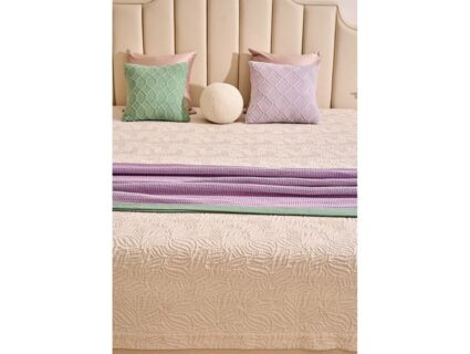 Плед Luxberry TULIP фиалка/базилик 150х200