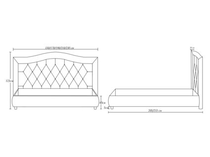 Кровать Димакс Эридан Агат