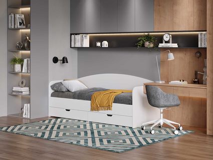 Кровать Сонум Crystal Ясень Анкор 90х190