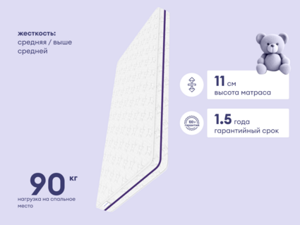 Матрас Базилик Бэби Хэппи 60х200