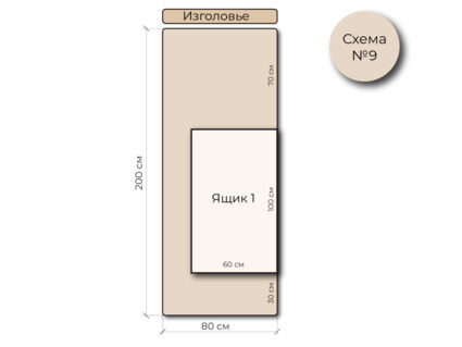 Кровать Mr.Mattress Site Box велюр Grey