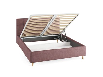 Кровать Сонум Bella Рогожка Льняная (с подъемным механизмом) 140х200