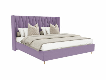 Кровать Beautyson Rebecca велюр Formula 890 сиреневый (с подъемным механизмом) 274
