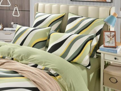 Комплект постельного белья Софи де Марко Антей (зеленый) Евро