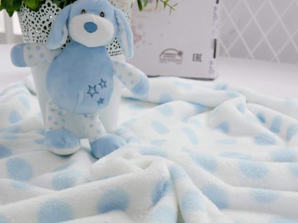 Плед Софи де Марко Детский №2 (голубой) 90х120