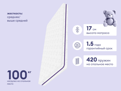 Матрас Базилик Бэби Фан 60х200