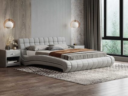 Кровать Сонум Milano Кашемир Латте 180х190