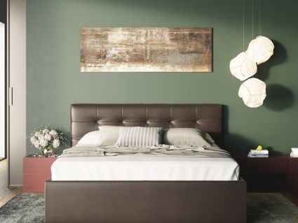 Кровать Nuvola Parma Velutto 26 (с подъемным механизмом) 180х190