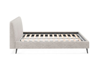 Кровать Сонум Boston Рогожка пепельный 140х200