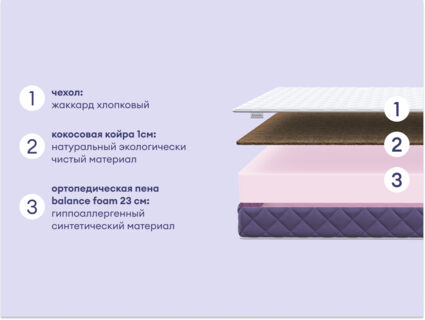 Матрас Базилик Фреш 25 кокос 160х195