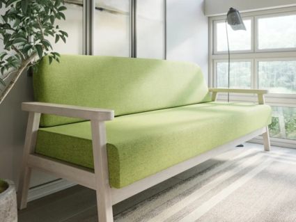 Диван Арско Флори трехместный салатовый Длина 194 см