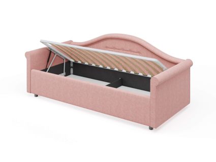 Кровать Сонум Maria Рогожка Мокко (с подъемным механизмом) 90х200