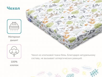 Матрас Димакс Дрёмушка Лайт х/б 70х140