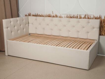 Кровать Димакс Бриони с подъемным механизмом 120x200 Велюр Velutto 43 уцененная 120х200