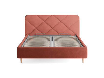 Кровать Сонум Taylor Рогожка деним (с подъемным механизмом) 180х190