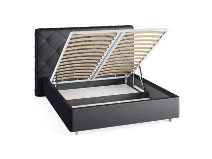 Кровать Сонум Manhattan Кашемир Светло-серый (с подъемным механизмом) 140х200