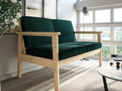 Диван Арско Лориан Мини двухместный зеленый