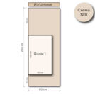 Кровать Mr.Mattress Site Box экокожа Brown 80х200