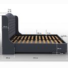 Кровать Sleeptek Premier 5 Велюр 46 (с подъемным механизмом) 120х200